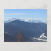 Carte Postale Vue sur les Tatras depuis Beskids (Devant)