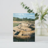 Carte Postale Vue sur les thermes (Debout devant)