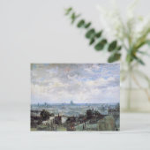 Carte Postale Vue sur les toits de Paris Van Gogh (Debout devant)