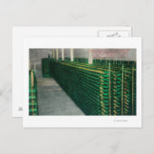 Carte Postale Vue sur les voûtes de Champagne Asti, CA (Devant / Derrière)