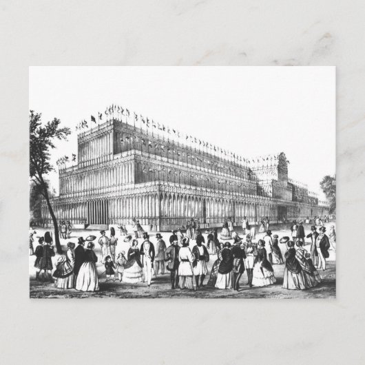 Carte Postale Vue sur l'extérieur du Palais Crystal (Devant)