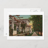 Carte Postale Vue sur l'Hôtel Maryland & Pergola (Devant / Derrière)