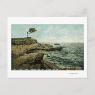 Carte Postale Vue sur l'île de Peaks et le Pair Tree