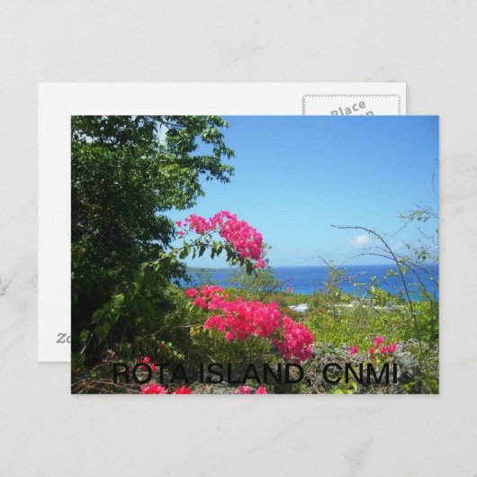 Carte Postale Vue sur l'île de Rota (Devant / Derrière)