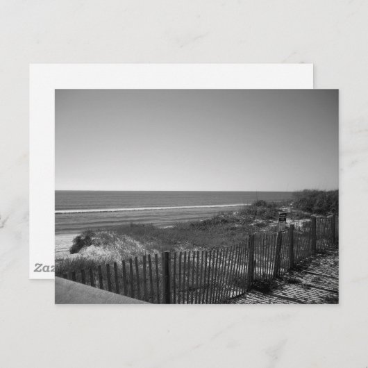 Carte Postale Vue sur l'océan (Devant / Derrière)