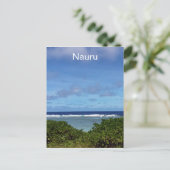Carte Postale vue sur l'océan de nauru (Debout devant)