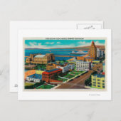 Carte Postale Vue sur Ocean Avenue, avec Auditorium (Devant / Derrière)