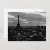 Carte Postale Vue sur Paris (Devant / Derrière)