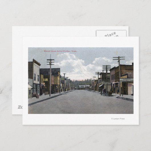 Carte Postale Vue sur Plaza, Canyon de Tahquitz (Devant / Derrière)