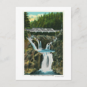 Carte Postale Vue sur Split Rock Falls et Bridge