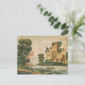 Carte Postale Vue sur un château (Debout devant)