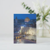 Carte Postale Vue sur Western Wall Plaza, en fin de soirée (Debout devant)