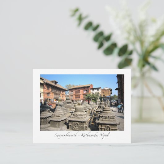 Carte Postale Vue Swayambhunath (Debout devant)