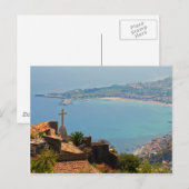 Carte Postale Vue Taormina 3 (Devant / Derrière)