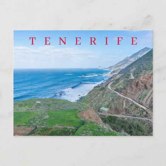 Carte postale vue Tenerife Taganana (Devant)
