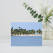 Carte postale vue tropicale (Debout devant)