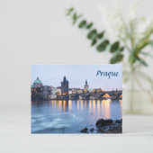 Carte Postale Vue twilight de Prague (Debout devant)