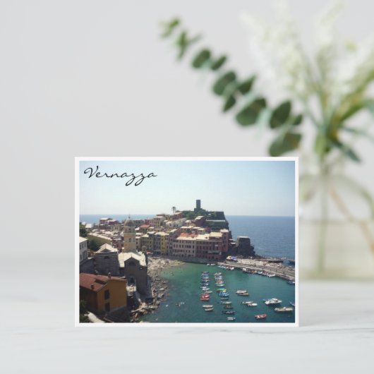 Carte Postale vue vernazza (Debout devant)