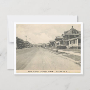 Carte Postale Vue Vintage de Bay Head NJ 1910