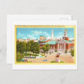 Carte Postale Vue vintage de Hartford, Connecticut, (Devant / Derrière)