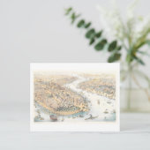 Carte Postale Vue vintage de New York (Debout devant)