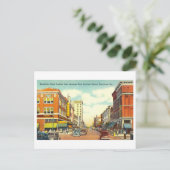 Carte Postale Vue vintage de Savannah, Géorgie, (Debout devant)