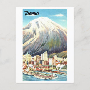 Carte Postale Vue vintage de Tacoma, Washington,