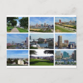 Carte Postale Vues de Baltimore (Devant)