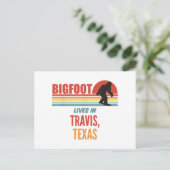 Carte Postale Vues De Bigfoot À Travis Texas (Debout devant)