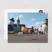 Carte Postale Vues de la Fête du ballon (Devant / Derrière)