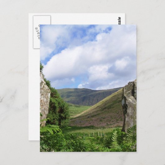 CARTE POSTALE VUES DES ALLES (Devant / Derrière)