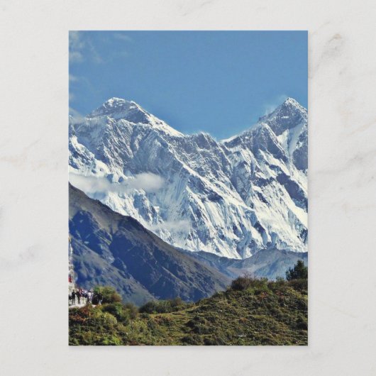 Carte Postale Vues du Népal en route pour MONT EVEREST (Devant)