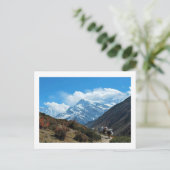 Carte Postale Vues du Népal sur le chemin au MONT EVEREST (Debout devant)