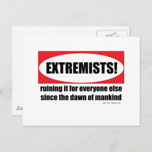 Carte Postale Vues extrêmes (Devant / Derrière)