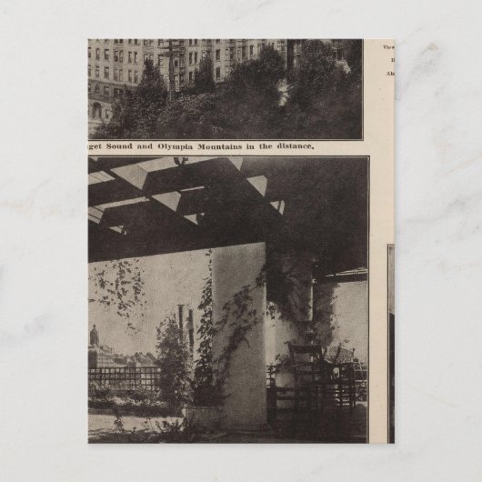 Carte Postale Vues, Seattle (Devant)