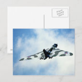 Carte postale Vulcan Bomber (Devant / Derrière)
