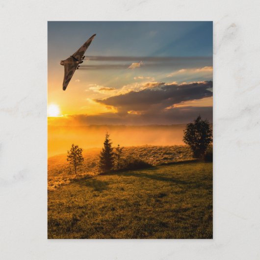 Carte Postale Vulcan Bomber Misty (Devant)