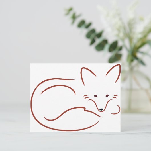 Carte Postale Vulpes Vulpes (Debout devant)