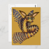 Carte Postale Vulpix du désert volant (Devant / Derrière)