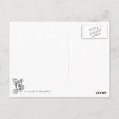 Carte Postale Vulpix du désert volant (Dos)