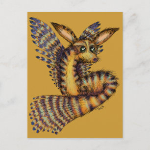 Carte Postale Vulpix du désert volant