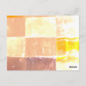 Carte Postale Vwndretti Couleurs Jaunes Douces (Dos)