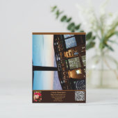 Carte Postale Vykort — Connect, Airplane (Debout devant)