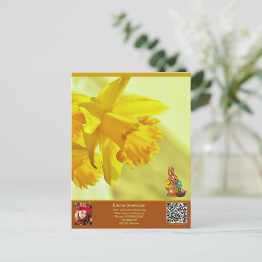 Carte Postale Vykort — Connect, Easter (Debout devant)