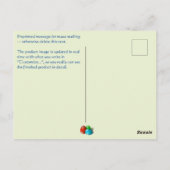 Carte Postale Vykort — Connect, Easter (Dos)