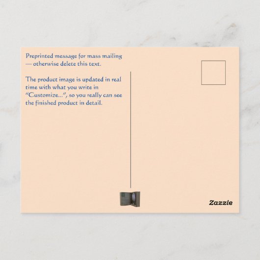 Carte Postale Vykort — Connect, Legend (Dos)