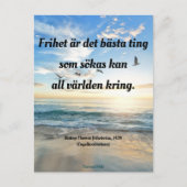 Carte Postale Vykort — Frihet (Devant)