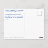 Carte Postale Vykort — Rebell (Dos)