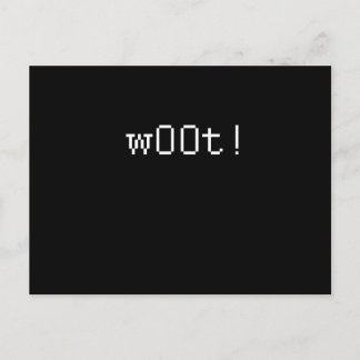 CARTE POSTALE W00T
