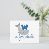 Carte Postale W Est Pour La Baleine (Debout devant)